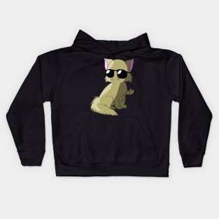 cool Persian Cat Kitty shows Middle Finger Kids Hoodie